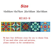 데코타일 비접착 접착 방바닥 헤링본 우드 현관 욕실 데코타일 다채로운 패턴 세라믹 타일 벽 스티커 테이블 주방 홈 장식 벽 데칼 방수 껍질 amp 스틱 pvc 아트 벽화, 20cmX100cmX1pc, [09] MZ163-9