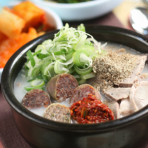 뜨근뜨근 시원한 추억의 보양식 순대국, 담백순대국5팩