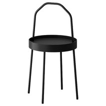 이케아 BURVIK 부르비크 보조테이블 블랙 38cm, 블랙 003.403.87