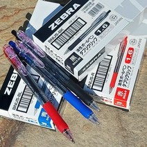 제브라 1.6mm 대용량+굵은 유성볼펜-타프리클립 1다스, 블랙 1다스, 본상품선택