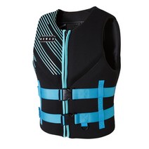웨이크보드 서핑보드 life vest 카약 낚시 life vest pool swim vest 스노클링 with life vest, 푸른, l