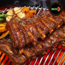 케이쿡 실속형 바베큐폭립 400g × 1팩 + 매콤폭립 400g × 1팩, 단품