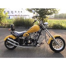 PARA 미니바이크 소형 빈티지 110cc 할리, 레드 125cc