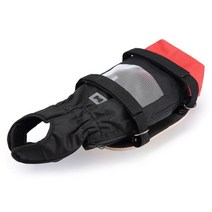 개 휠체어 애완 동물 강아지 내구성 통기성 보호 가방 뒷 마비 장애 재활 보조 44, l, 검은색