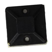 100 유닛 25X25X8 Mm 자체 접착 마운트베이스 케이블 타이 지지대