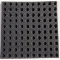 사각 수경재배 스펀지 100pcs, 블랙