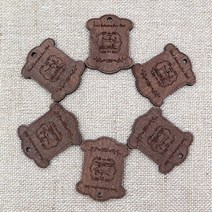 [후야몰]프랑스자수/나무보빈/쏘잉/소/중/대/1봉6개/퀼트/자수실/당일방송, 쏘잉-대-7.5X9.5cm