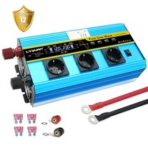 4000w 6000w 8000w 순수 사인 인버터 DC 12v 24v AC 220v 230v lcd 전압 디스플레이 변환기 원격 제어 다중 EU 소켓, 50헤르츠
