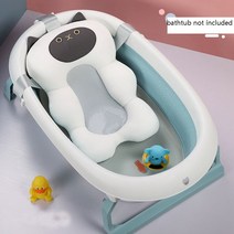 아기 목욕 지원 안전 침대 욕조 쿠션 접이식 시트 패드 신생아 의자 유아용 미끄럼 방지 소프트, [25] 24