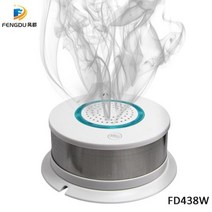 화재 경보기 연기 감지기 수신기 App 원격 제어 와이파이 열 무선 감지 센서 장비, 1PCS
