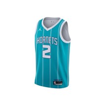 Air Jordan 에어조단 라멜로 볼 Hornets Icon 에디션 2022 스윙man NBA 저지 래피드 틸/Ball Lamelo 301406