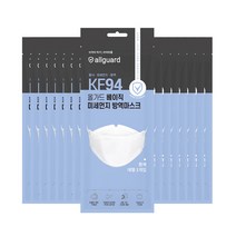 올가드 베이직 마스크 KF94 성인용 대형 낱개포장 100매, 베이직 KF94 대형 100매