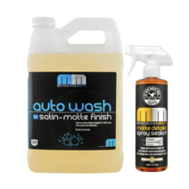 케미컬가이 메티큘러스 MATTE 무광 오토워시 카샴푸 1 갤런 퀵 디테일러 16oz 세트