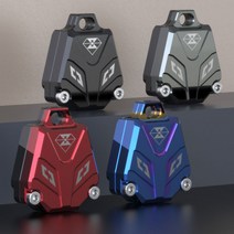 스피릿비스트 야마하 알루미늄 키케이스 R3 R6 MT03 MT07 MT09 TMAX 키홀더 키링 커버 비보뉴, 레드