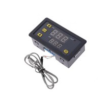 실내 온도 조절기 보일러 ac220v dc 5v 12v 24v led 디지털 컨트롤러 -60 500도 k 형 m6 열전대 센서 프로브, DC 12V, DC 12V