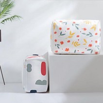 이불 보관함 정리함 수납함 패딩보관함 보관커버, 꽃무늬 대