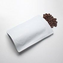 더팩 화이트패턴무광 진공 스탠드지퍼백 15x22cm (100장 박스구매), 100장