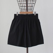 빼빼 여성용 올밴딩 빅포켓 썸머 코튼 반바지