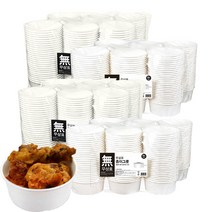 무상표 종이그릇 160매 2종세트 380ml + 520ml 알뜰구성, 2세트