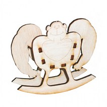 영공방 흔들흔들시리즈3 고릴라 (YM843) 모형 완구 방학숙제 목재, 단품