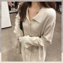 니트 롱원피스 H라인 루즈핏 원피스 여친룩 데이트 소개팅 패션