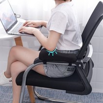 의자팔걸이쿠션 팔받침대 직장인 의자팔받침 메모리폼 쿠션, 팔쿠션2개