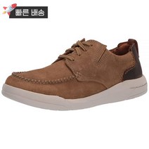 클락스 Clarks 남성용 드리프웨이 로우 보트 슈즈 다크 샌드 스웨이드 411858