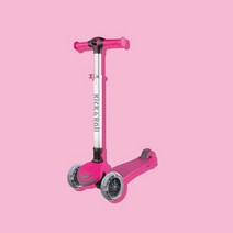 UGK380092원터치 접이식 폴딩 스쿠터-핑크 킥보드 LED 광폭바퀴