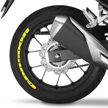 그리븐 2세대 혼다 CBR125 250 타이어 레터링 휠 스티커 데칼, 테이프타입, 스티커 아세톤, CBR250, 1개