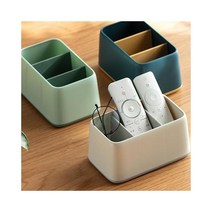 리모컨 정리함 거치대 다용도 수납함 3단 정리대, 핑크SB002280