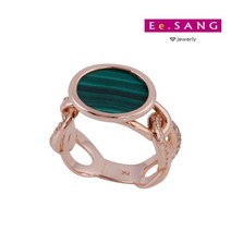이상주얼리/18k 엘비 말라카이트 반지/18k반지/금반지
