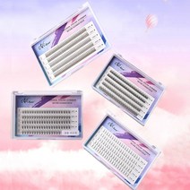 티지피니코 인조속눈썹 가속눈썹 A형 V형 I형 E형 세트 내추럴 부분가닥속눈썹 연장아이래쉬 셀프, A자+V언더+일자+E바비캔디세트