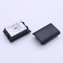 교체 하우징 엑스박스패드 케이스 액세사리 XBOX컨트롤러 후면 배터리 커버 홀더 팩 부품 XBOX 360 무선 컨트롤러 조이패드 조이스틱 부품 용 셸, black 1pcs