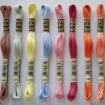 [원단쟁이] DMC자수실 면사(25번사) 8M (3064~3348) E28, 3345