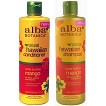 Alba Botanica natural hawaiian 알바 보타니카 샴푸 컨디셔너 망고 12floz 355ml 2팩