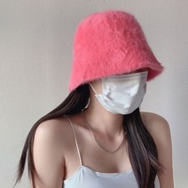 떨샵 앙고라 버킷햇 겨울 퍼 털모자 벙거지 7color