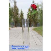 똑바로 통 플라스틱 아크릴 투명 풍부한 대나무 플라스틱 꽃병 도로 가이드 직선 원통형 결혼식-73331, 10. 사각 꽃병 30CM