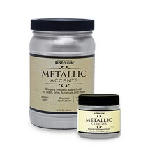 [RUST OLEUM] 금속느낌의 장식용 페인트! 메탈릭 엑센트(2oz 32oz), Luminous Pear/2oz