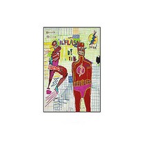 Jean-Michel Basquiat 장 미쉘 바스키아 작품 / 호텔 카페 거실에 걸면 좋은 캔버스 그림액자 11, 화이트