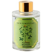 센티멘탈 실내 방향제 디퓨저 향기 퍼퓸 120ml 8종, 7.플라워마켓