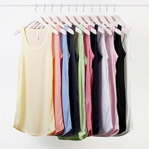 강물처럼 빅사이즈사랑해요 0019RL112 심플 롱 망고 나시 IN