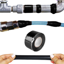 무점착 끈적임없는 실리콘 절연 전기 누수 방수 테이프, 블랙