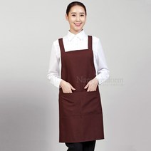 인폼 갈색 포그니 기본앞치마(끈), 1개