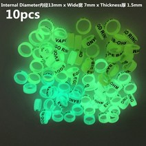 가정용 수리 도구 수 작업 공구 부품 용품 키트 세트 발광 링로드 로드 미끄럼 방지 링 핸들 실리콘 스톱로드 고무 O-링 낚시 r, [01] 13 mm mix 10pcs, 01 13 mm mix 10피스s