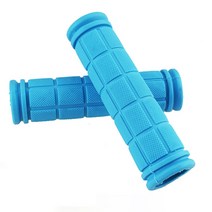 악력기 bmx mtb 사이클링 산악 자전거 스쿠터 자전거 핸들 바 고무 부드러운 내구성, 하늘색, 협력사