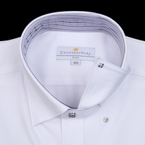 [카운테스마라]사은품 양말 증정CDHU3B1109A0 도비스트레치 콤비스냅 슬림핏셔츠