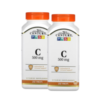 21센추리 비타민 C 아스코르브산 수용성비타민 500mg 250정 비타민씨 2병