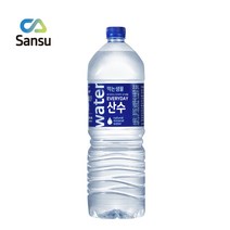 에브리데이 산수 2L x 6병 먹는물 산수음료 무라벨 생수 배달