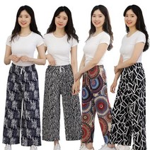 [VY] 여성 통 해외여행 코지 나염 방콕 시원한 바지