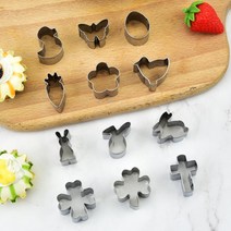 도예도구 도자기도예도구 세라믹도예도구부활절 고분자 클레이 커터 Diy 도자기 세라믹 패턴 스테인레스 스, 한개옵션0